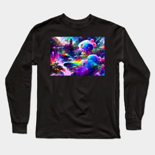 Color Globs | Secret Mermaid Valley Long Sleeve T-Shirt